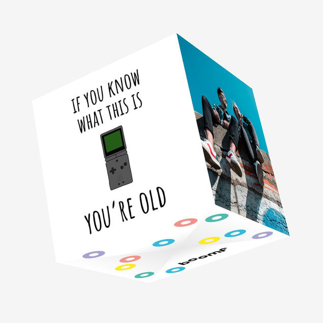 Game Boy Birthday Confetti-exploding Greetings Card