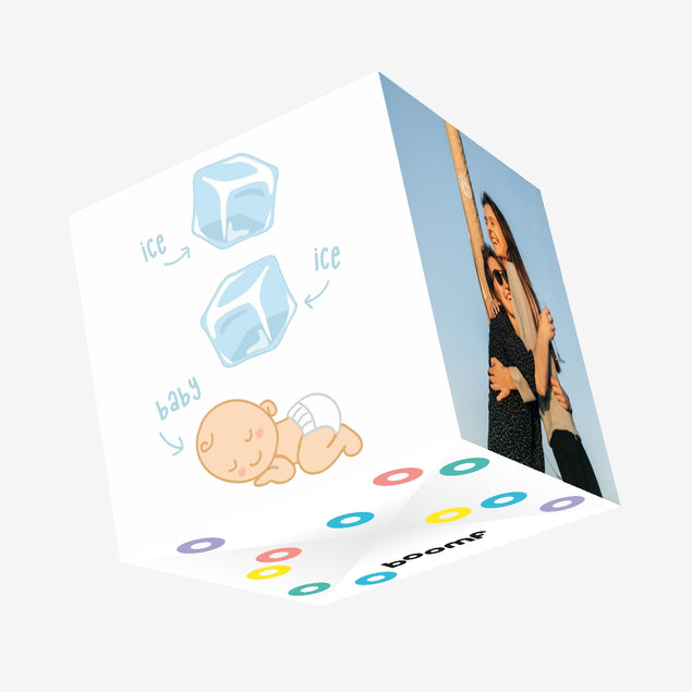 Ice Ice Baby Confetti-exploding Greetings Card