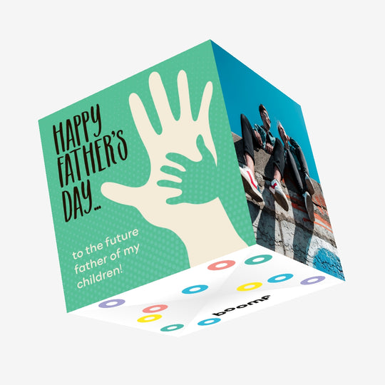 To The Future Father Confetti-exploding Greetings Card