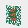 Get Well White Leaves Card