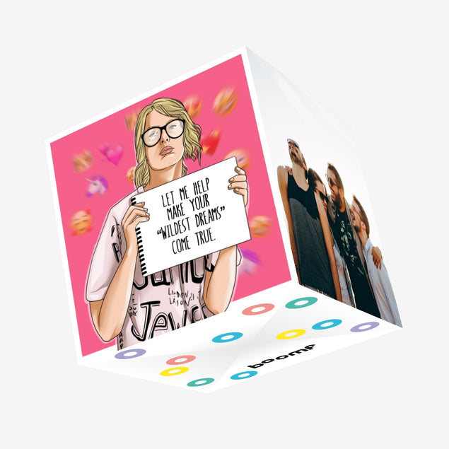 Let Me Help Taylor Swift Valentine's Confetti-exploding Greetings Card