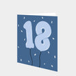 18 Balloons Blue Card