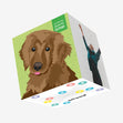 Brown Labrador On A Green Background You're My Favourite Human Confetti-exploding Greetings Card
