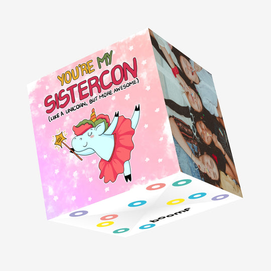 Happy Mother's Day You Are My Sistercon Confetti-exploding Greetings Card
