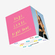 Hugs loads right here Confetti-exploding Greetings Card