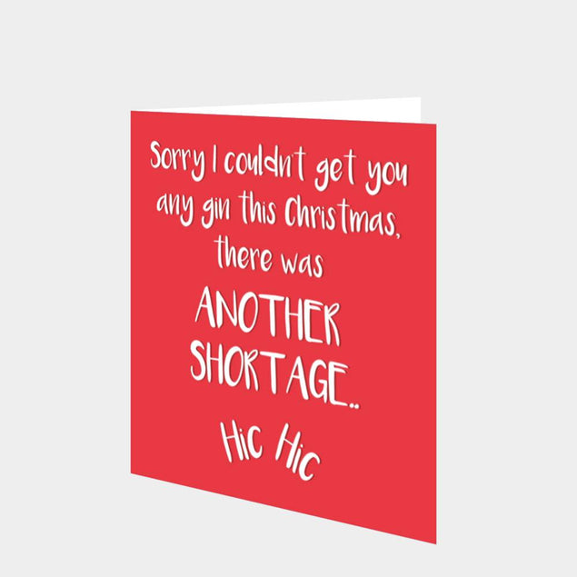 There Was Another Shortage Card
