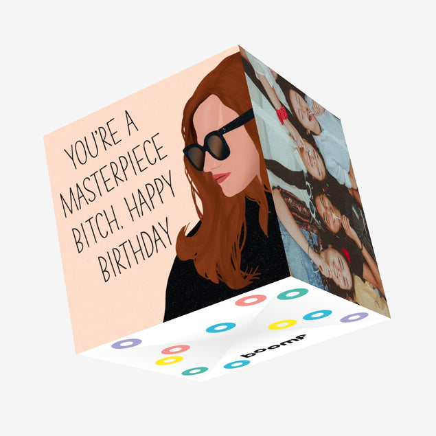 You're A Masterpiece Bitch Confetti-exploding Greetings Card