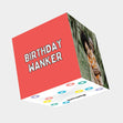 Birthday Wanker Card 3D Cube Card