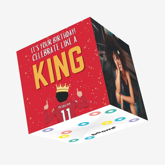 Mo Salah Birthday Confetti-exploding Greetings Card