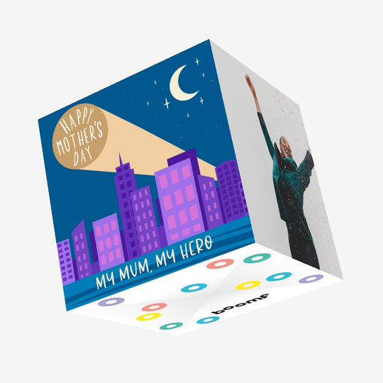 My Mum My Hero Confetti-exploding Greetings Card