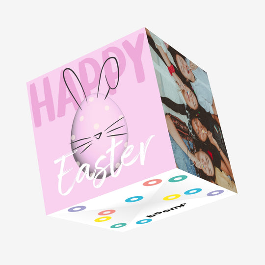 Happy Easter Egg Confetti-exploding Greetings Card