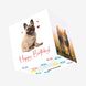 Red Hearts Frenchie Happy Birthday Confetti-exploding Greetings Card