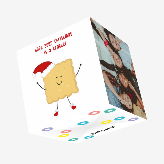 Hope Your Christmas Is A Cracker Confetti-exploding Greetings Card