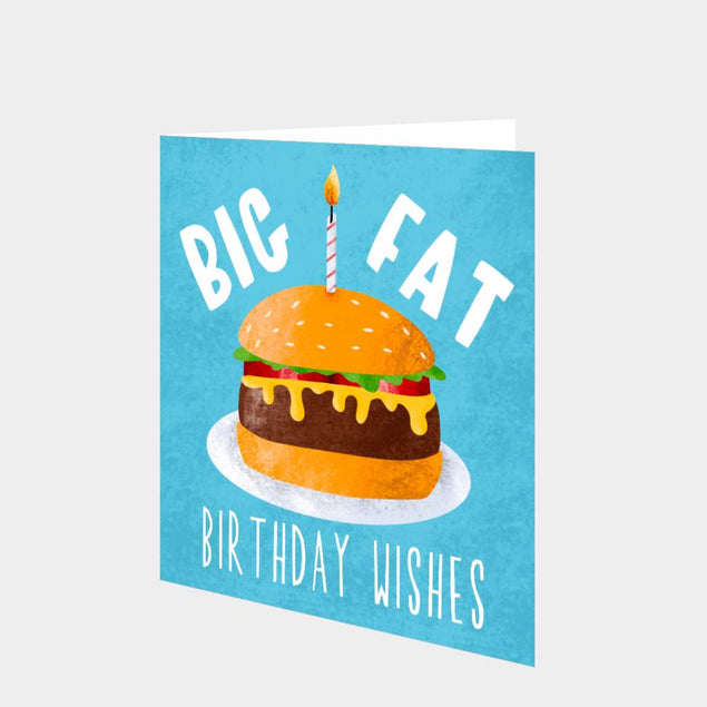 Big Fat Birthday Wishes Card