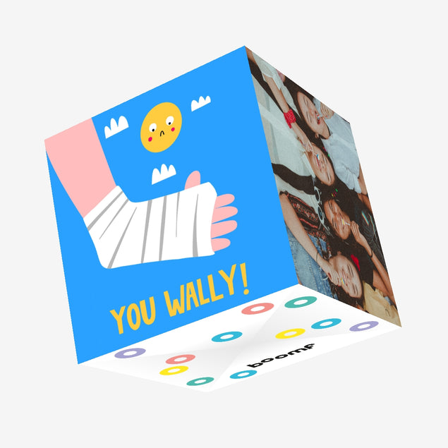 You Wally Get Well Soon Confetti-exploding Greetings Card