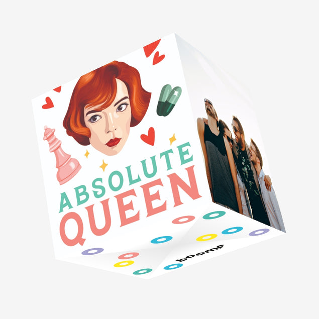 Queen's Gambit Chess Birthday Confetti-exploding Greetings Card