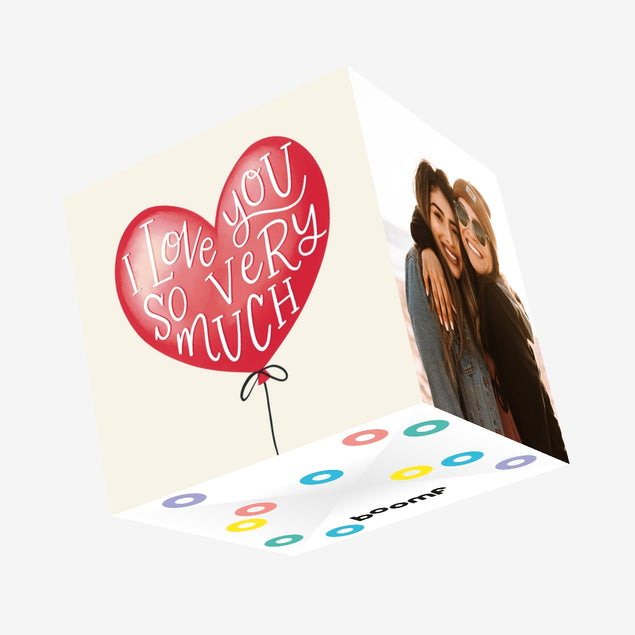 I Love You So Very Much Confetti-exploding Greetings Card