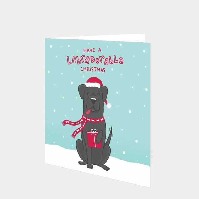 Labradorable Christmas Labrador Card