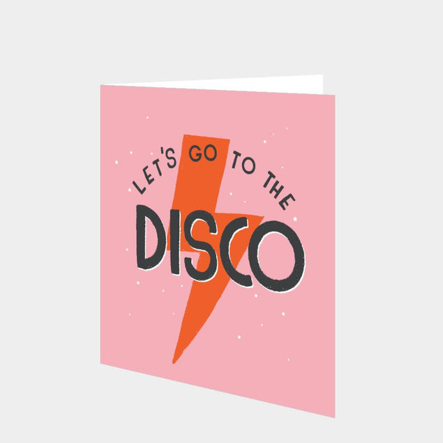 Let's Go To The Disco Card