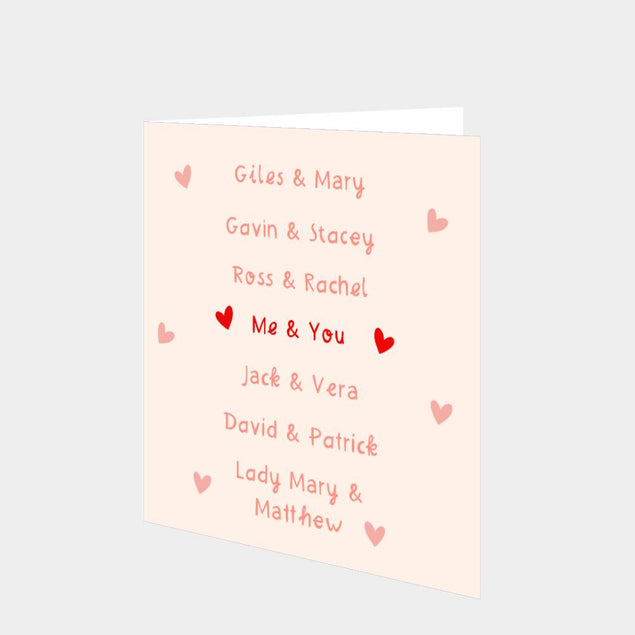 Me And You Card