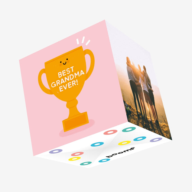 Best Grandma Ever! Confetti-exploding Greetings Card