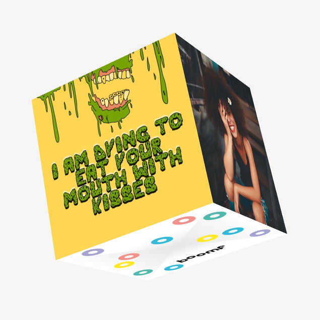 Eat Your Mouth With Kisses Valentine's Confetti-exploding Greetings Card