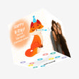 Happy Birthday Stepmum Fox Confetti-exploding Greetings Card