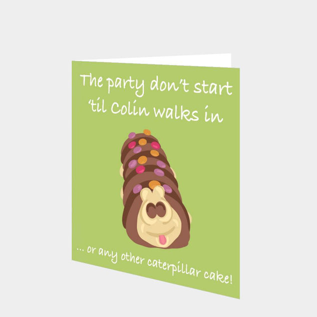 Colin The Caterpillar Card