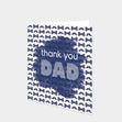 Thank You Dad Moustache Card