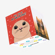 Cute Cat Will You Be My Valentine Confetti-exploding Greetings Card