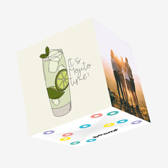 It's Mojito Time Confetti-exploding Greetings Card