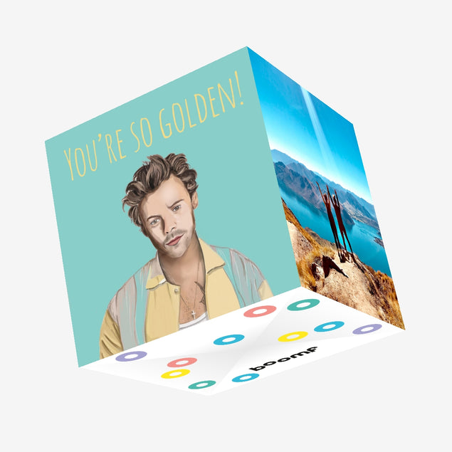 You're So Golden Confetti-exploding Greetings Card