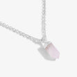 Joma Jewellery Rose Quartz Crystal Necklace
