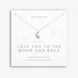 Joma Jewellery Love You to the Moon and back Necklace
