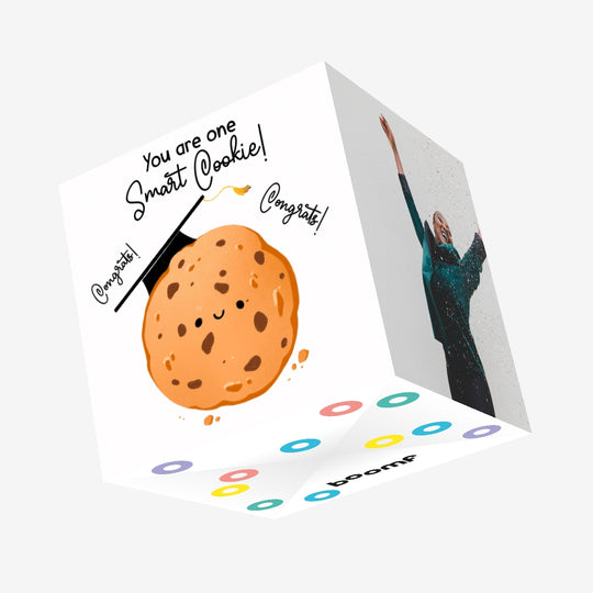 You Are One Smart Cookie Confetti-exploding Greetings Card