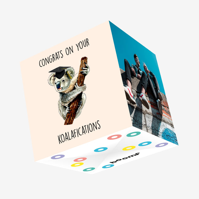 Koalafications Confetti-exploding Greetings Card