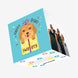 Happy Birthday Sweety Cute Labradoodle Confetti-exploding Greetings Card