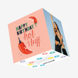 Happy Birthday Hot Stuff Confetti-exploding Greetings Card
