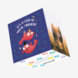 It's O- fish -al You're engaged! Fish Engagement Confetti-exploding Greetings Card