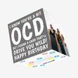 OCD Birthday Confetti Confetti-exploding Greetings Card