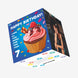 Happy 7th Birthday Cupcake Confetti-exploding Greetings Card