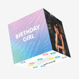Birthday Girl Confetti-exploding Greetings Card