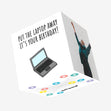 Put The Laptop Away Birthday Confetti-exploding Greetings Card