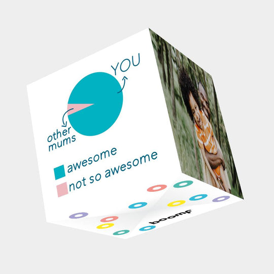 You & Other Mums Bomb 3D Cube Card