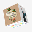 Leprechaun Hats St. Patrick's Day Confetti-exploding Greetings Card
