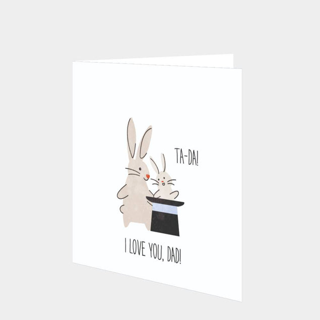 I Love You Dad Ta-Da Card