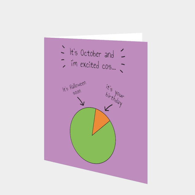October Birthday Card