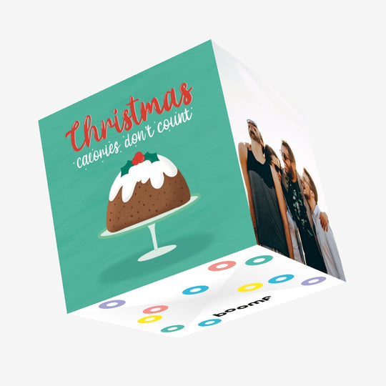 Christmas Calories Don't Count Confetti-exploding Greetings Card