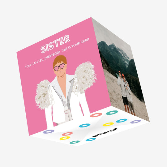 Sister - This Is Your Confetti-exploding Greetings Card