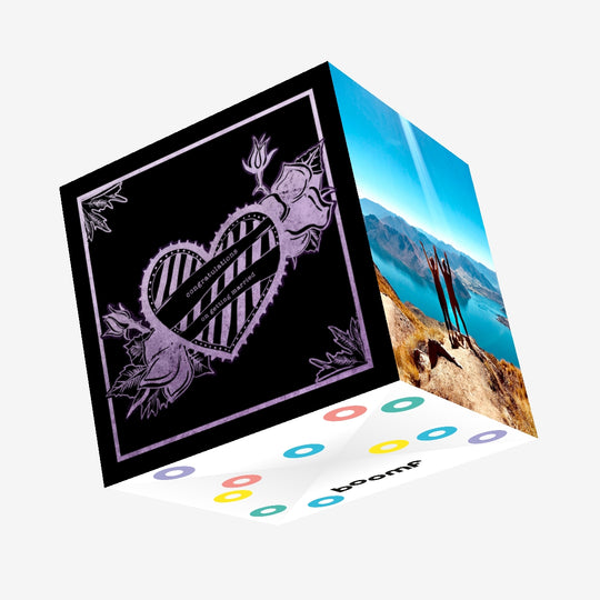 Gothic Heart Congratulations On Getting Married Confetti-exploding Greetings Card